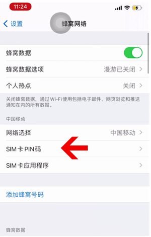 黎城苹果14维修网分享如何给iPhone14的SIM卡设置密码 