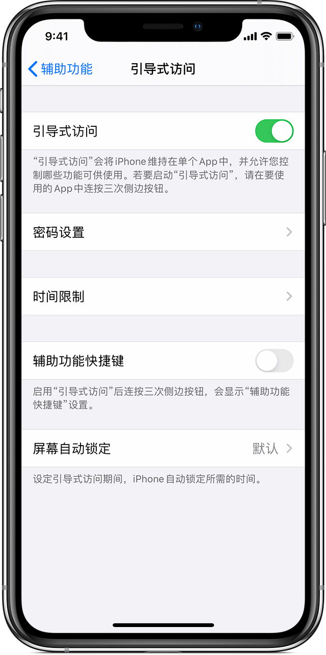 黎城苹果手机维修分享如何在 iPhone 上退出引导式访问 