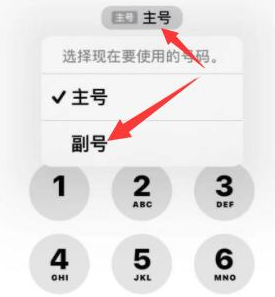 黎城苹果14维修店分享iPhone 14 Pro Max使用副卡打电话的方法 