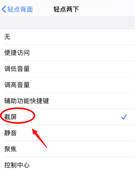 黎城苹果手机维修分享iPhone12如何启用双击截屏 